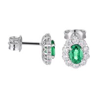 Ohrringe X-Diamond Dame in Weißgold Smeraldo LXDOCL420SMED1 - LXDOCL420SMED1